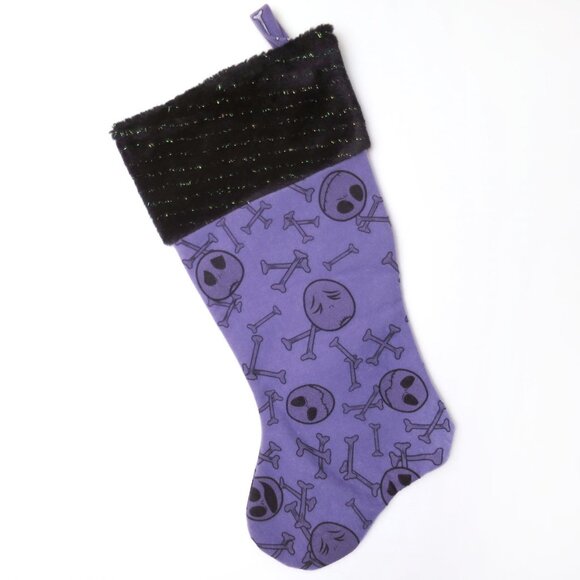 The Nightmare Before Christmas Stocking Jack Skellington Purple Stocking - Picture 4 of 6